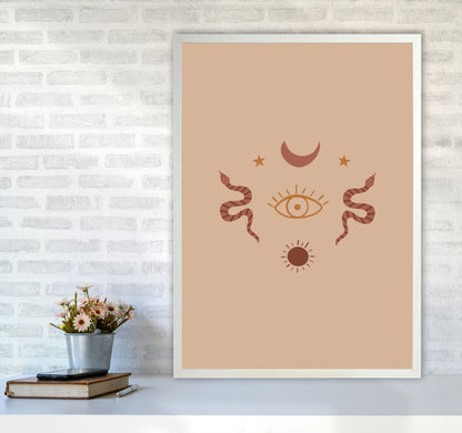 Mystical Art Print by Essentially Nomadic A1 Oak Frame