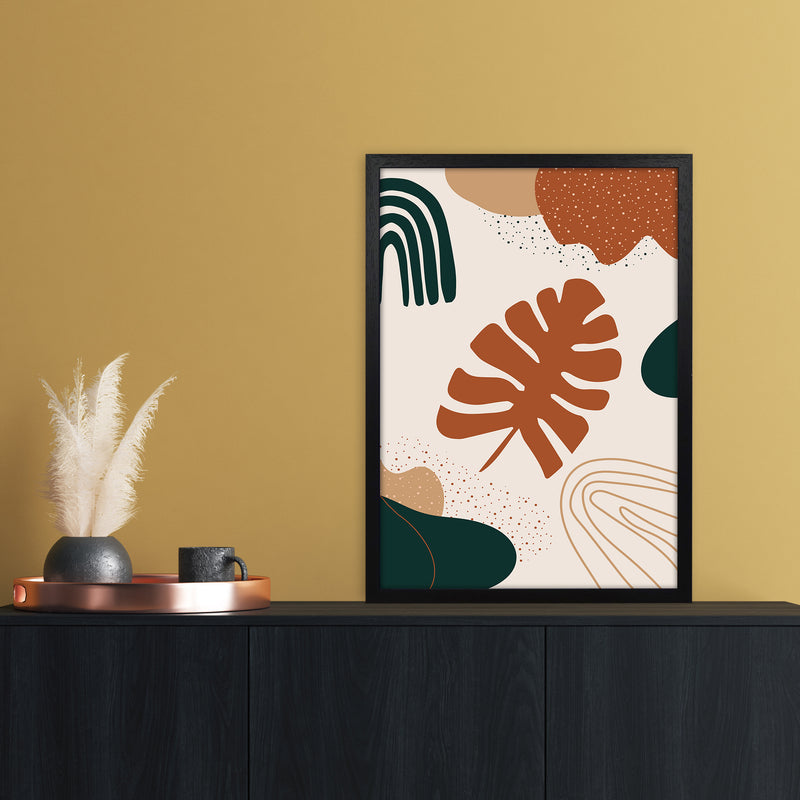 Autumn Abstract 01 Art Print by Essentially Nomadic A2 White Frame