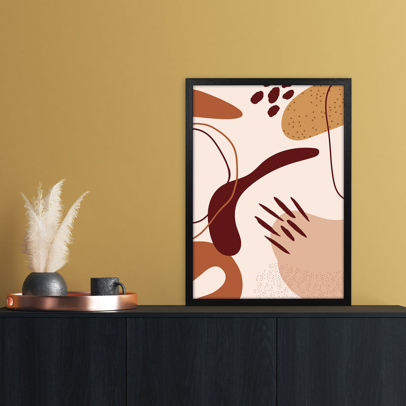 Abstract Shapes 2 Art Print by Essentially Nomadic A2 White Frame