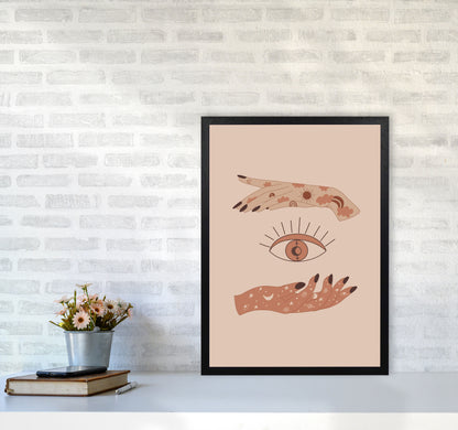 Mystical Celestial Eye Art Print by Essentially Nomadic A2 White Frame