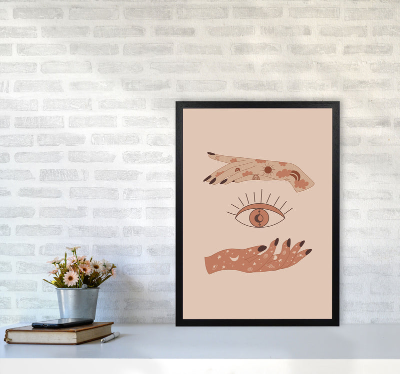 Mystical Celestial Eye Art Print by Essentially Nomadic A2 White Frame