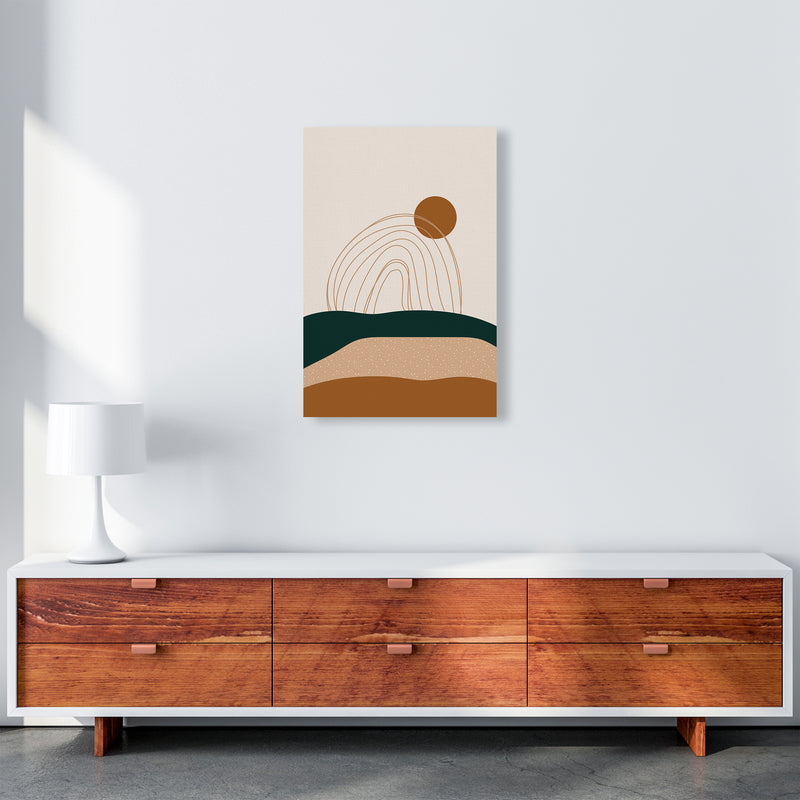 Abstract Rainbow Landscape Art Print by Essentially Nomadic A2 Canvas