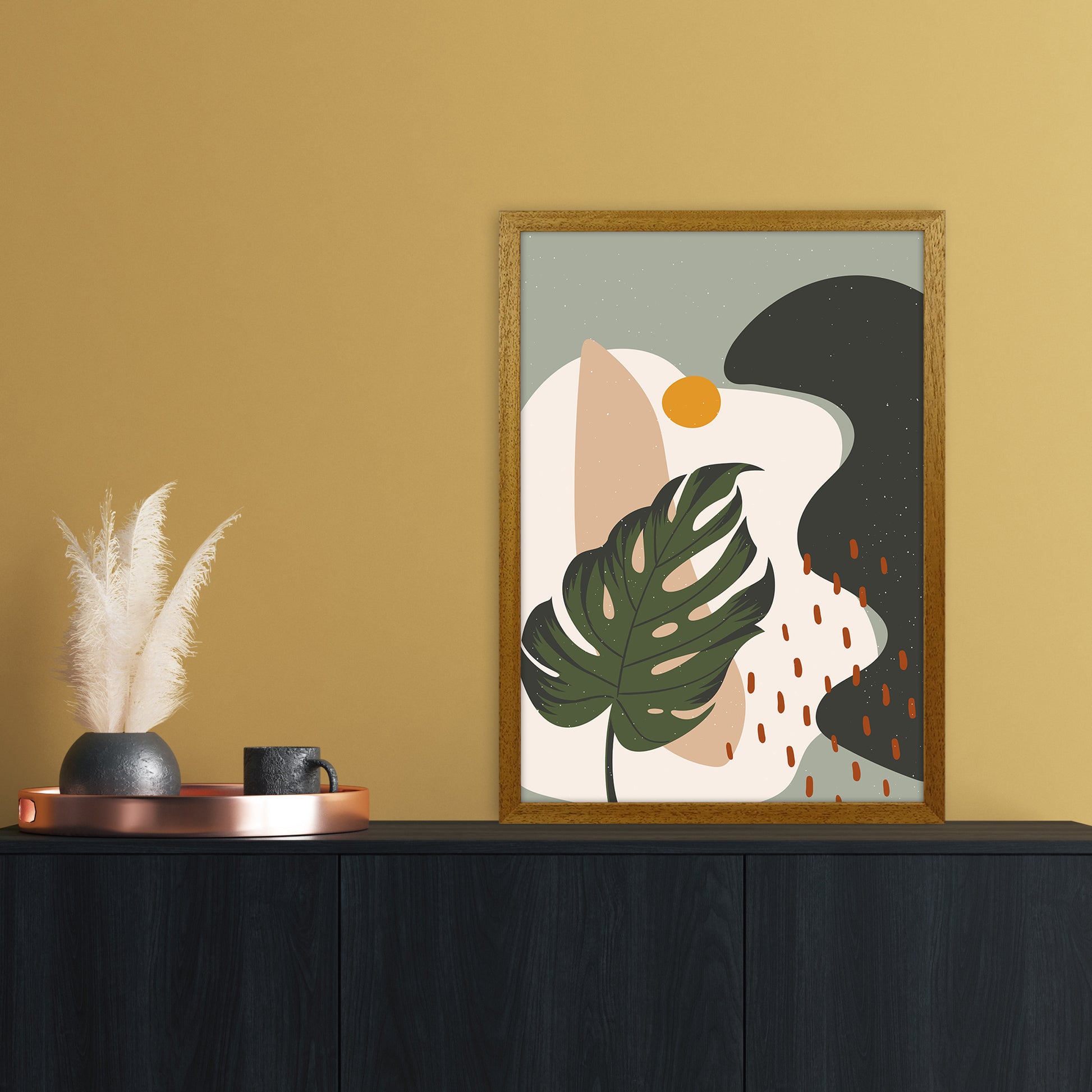 Botanical Abstract Art Print by Essentially Nomadic A2 Print Only