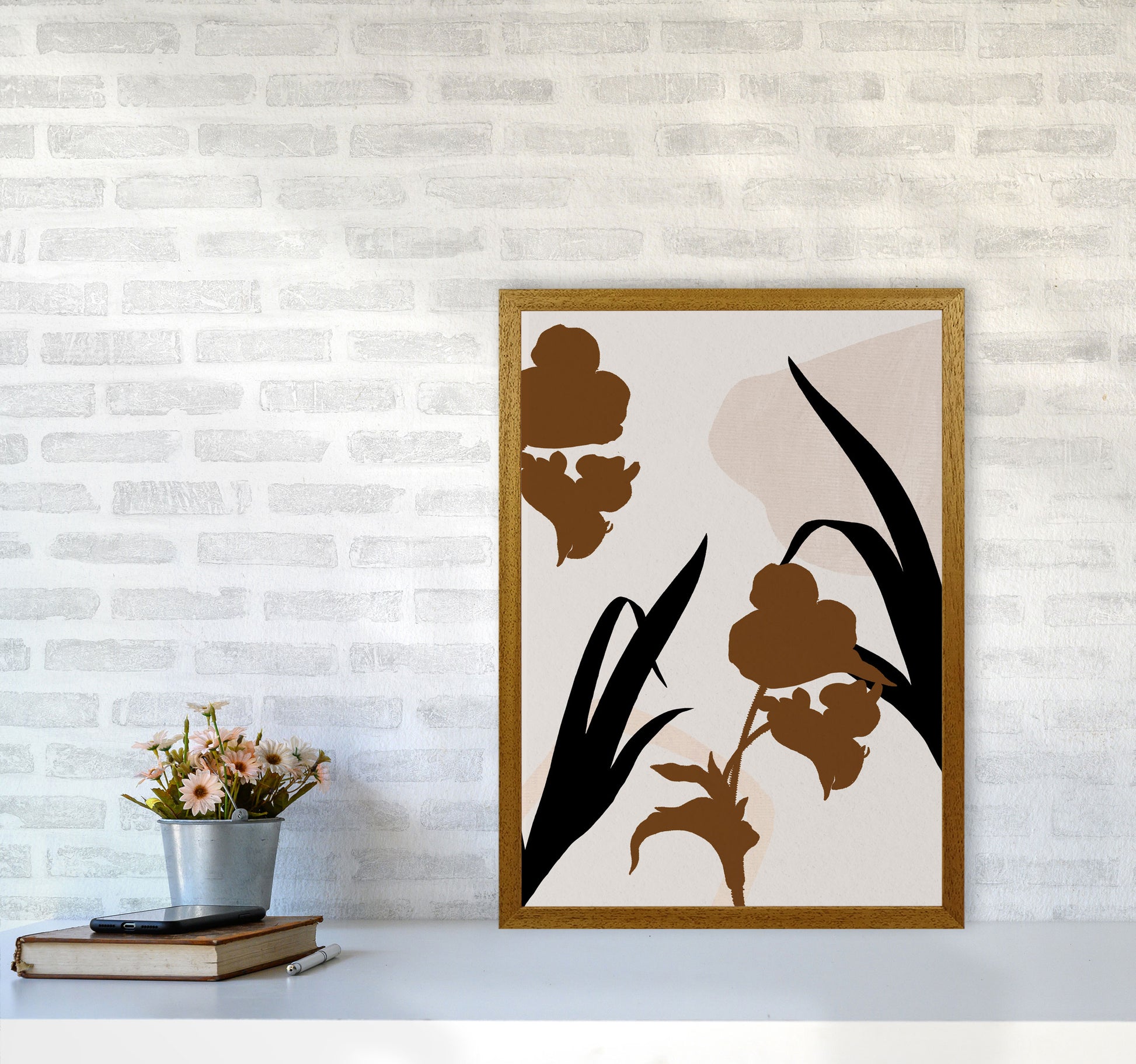 Abstract Leaf 3 Art Print by Essentially Nomadic A2 Print Only