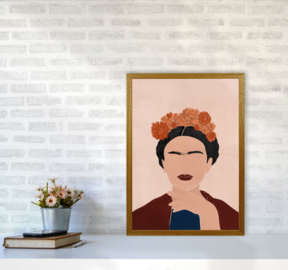 Frida Illustration Art Print by Essentially Nomadic A2 Print Only