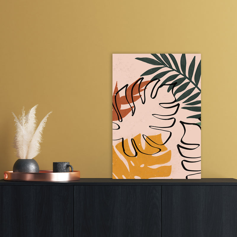 Abstract Plant Art Print by Essentially Nomadic A2 Black Frame