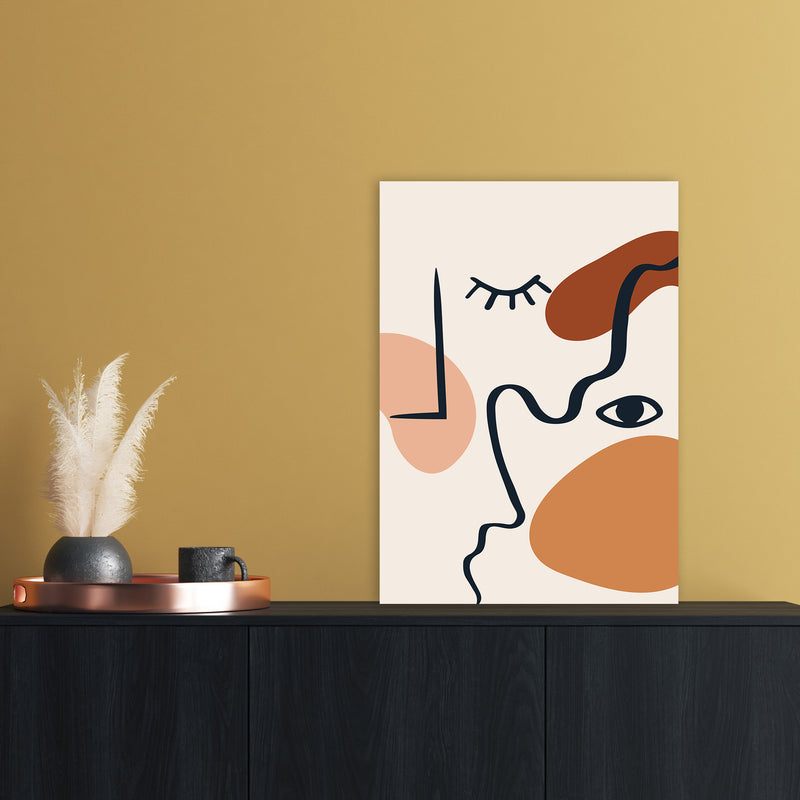 Abstract Lines Art Print by Essentially Nomadic A2 Black Frame