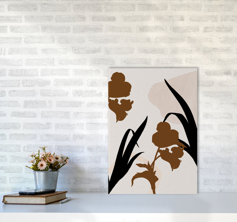 Abstract Leaf 3 Art Print by Essentially Nomadic A2 Black Frame