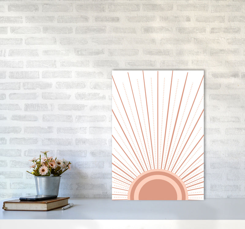 Boho Sunrise Art Print by Essentially Nomadic A2 Black Frame