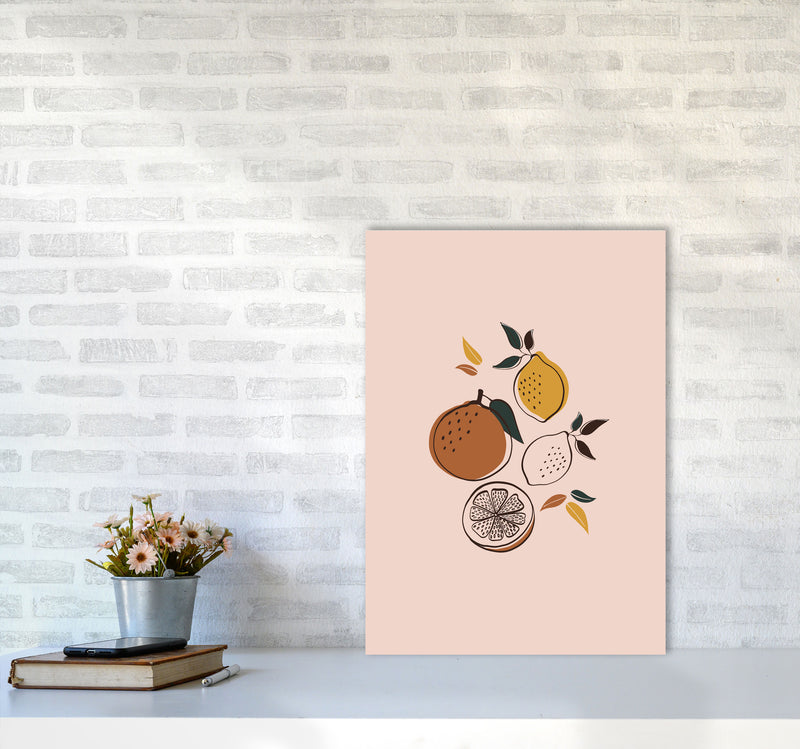Citrus Art Print by Essentially Nomadic A2 Black Frame