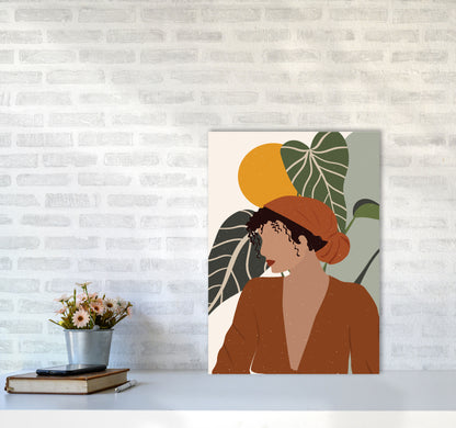 Girl Boho Art Print by Essentially Nomadic A2 Black Frame