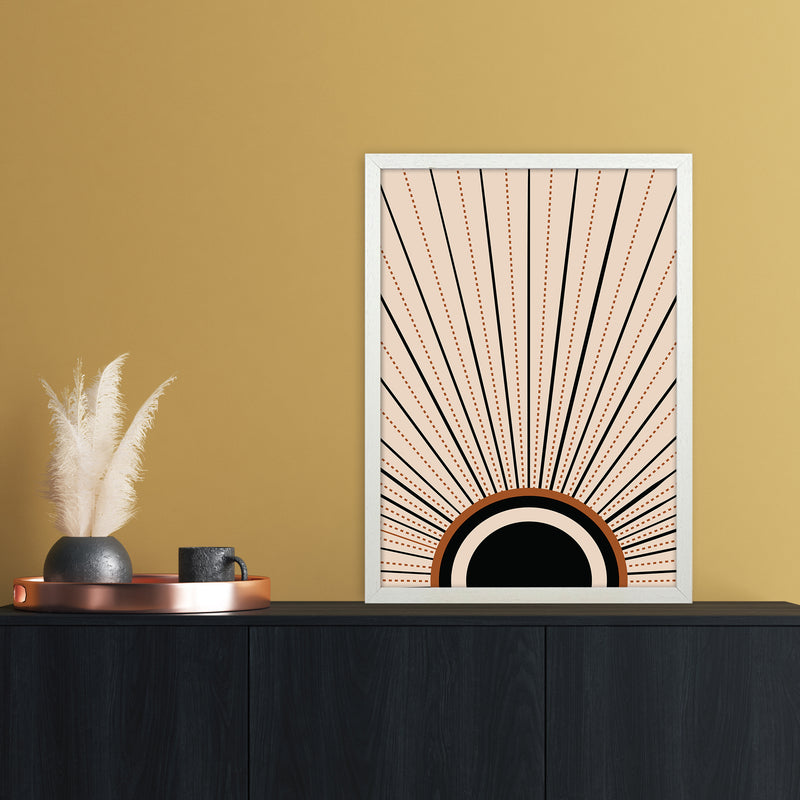Boho Sunrise 2 Art Print by Essentially Nomadic A2 Oak Frame