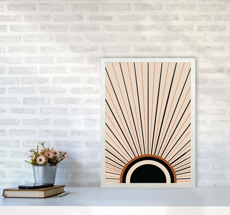 Boho Sunrise 2 Art Print by Essentially Nomadic A2 Oak Frame