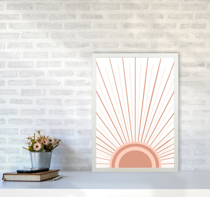 Boho Sunrise Art Print by Essentially Nomadic A2 Oak Frame