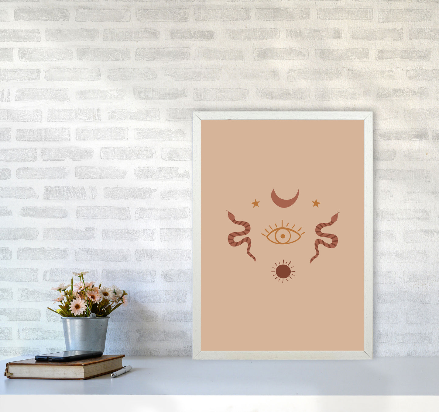 Mystical Art Print by Essentially Nomadic A2 Oak Frame