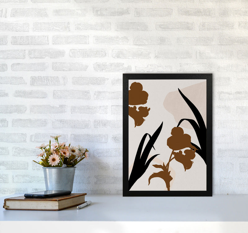 Abstract Leaf 3 Art Print by Essentially Nomadic A3 White Frame