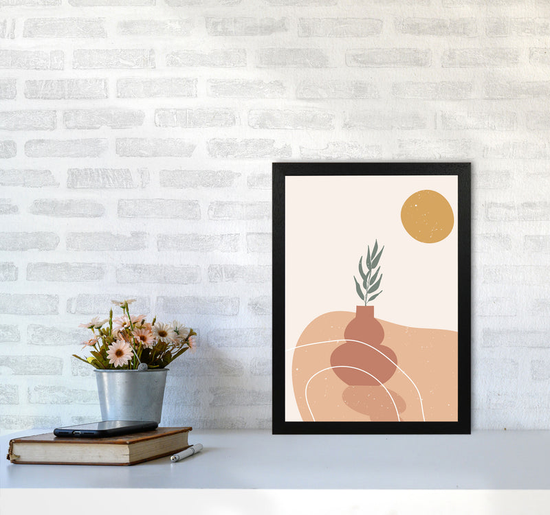 Vase Botanical Art Print by Essentially Nomadic A3 White Frame