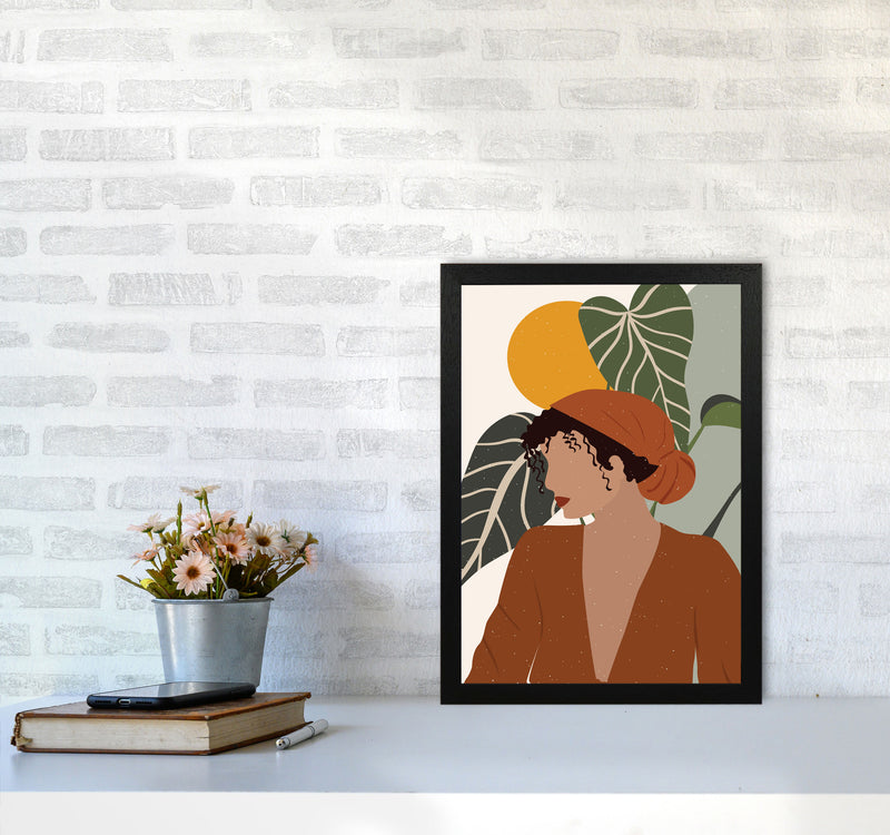 Girl Boho Art Print by Essentially Nomadic A3 White Frame
