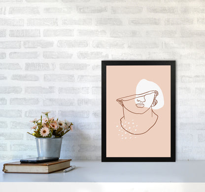 Greek Head Art Print by Essentially Nomadic A3 White Frame