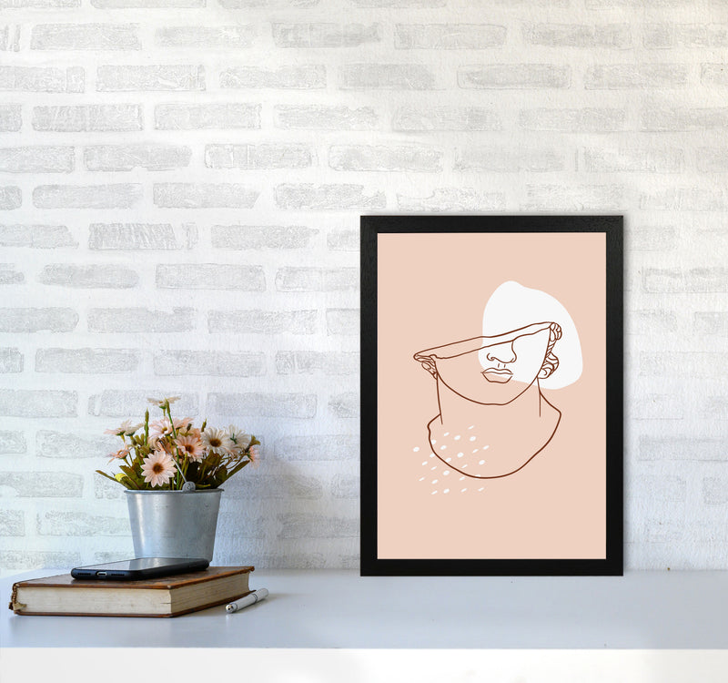 Greek Head Art Print by Essentially Nomadic A3 White Frame