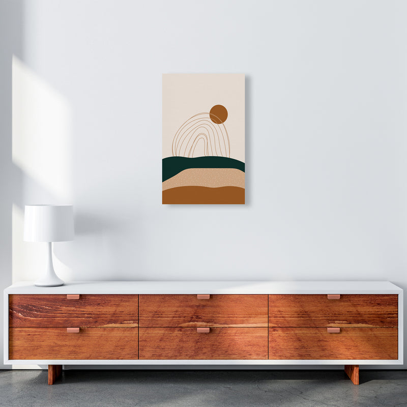 Abstract Rainbow Landscape Art Print by Essentially Nomadic A3 Canvas