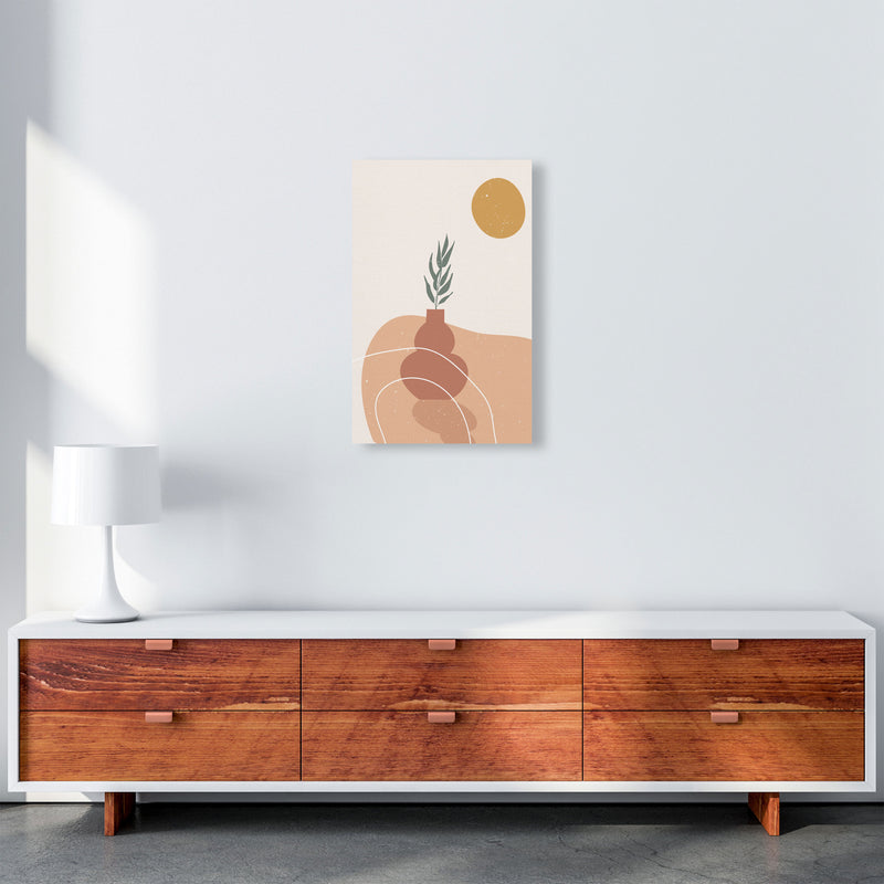 Vase Botanical Art Print by Essentially Nomadic A3 Canvas
