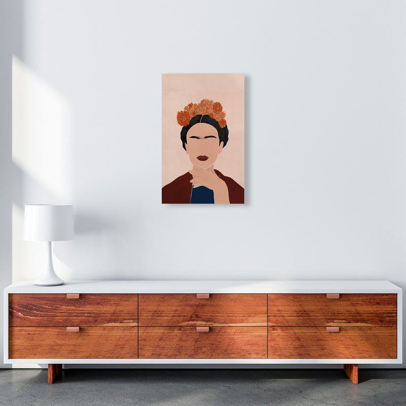 Frida Illustration Art Print by Essentially Nomadic A3 Canvas