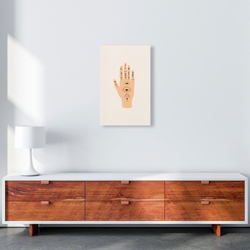 Mystical Celestial Palm Art Print by Essentially Nomadic A3 Canvas