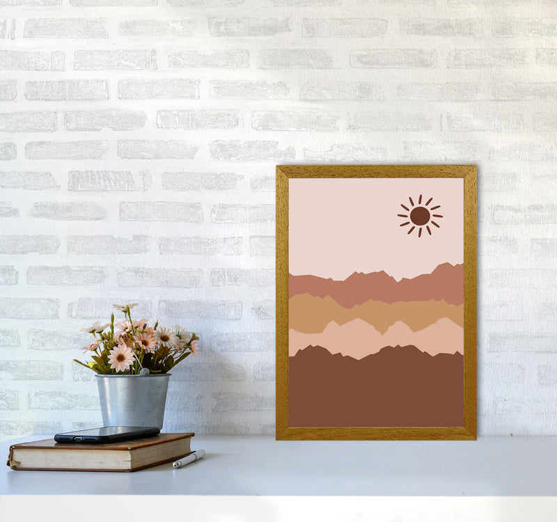 Mountain Sun Art Print by Essentially Nomadic A3 Print Only