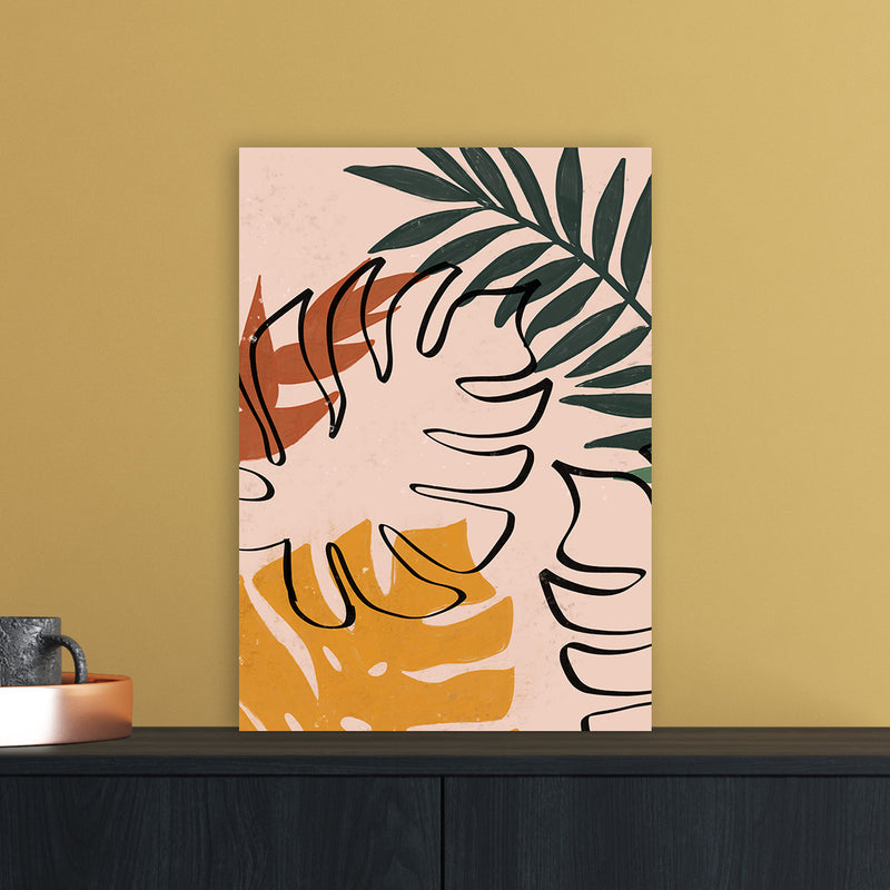 Abstract Plant Art Print by Essentially Nomadic A3 Black Frame
