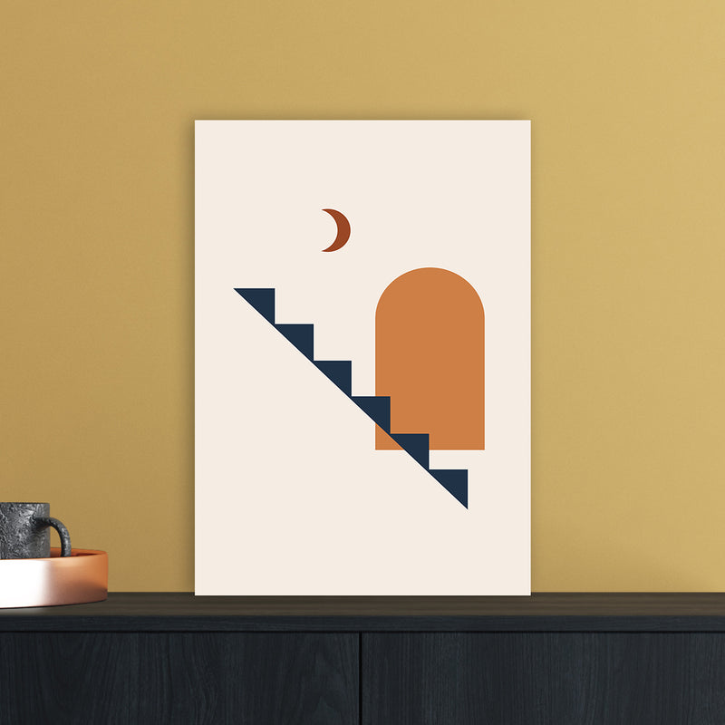 Minimal Geo Art Print by Essentially Nomadic A3 Black Frame