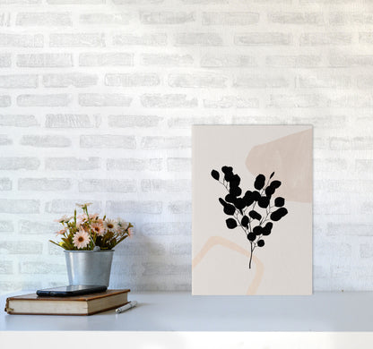 Abstract Eucalyptus Leaf Art Print by Essentially Nomadic A3 Black Frame