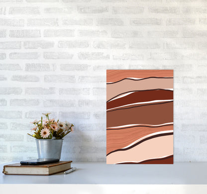 Abstract Stripes Art Print by Essentially Nomadic A3 Black Frame