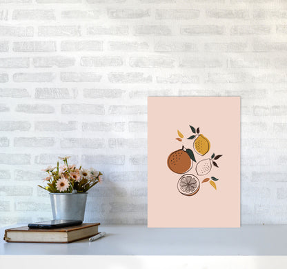Citrus Art Print by Essentially Nomadic A3 Black Frame