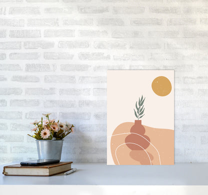 Vase Botanical Art Print by Essentially Nomadic A3 Black Frame