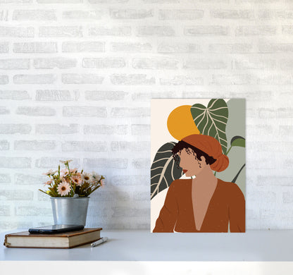 Girl Boho Art Print by Essentially Nomadic A3 Black Frame