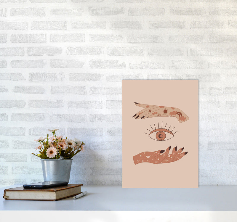 Mystical Celestial Eye Art Print by Essentially Nomadic A3 Black Frame