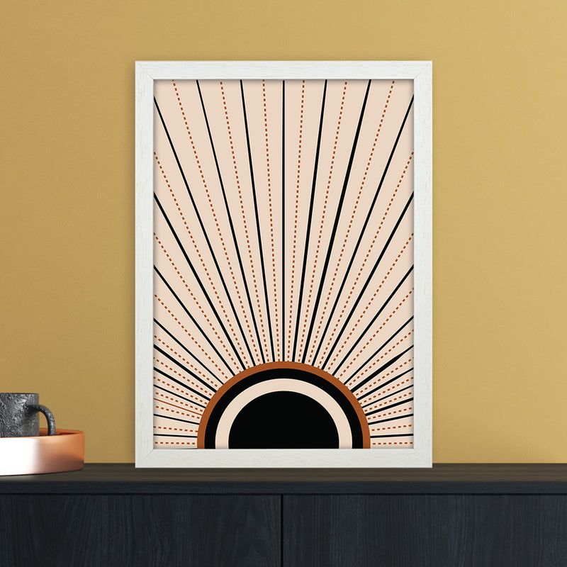 Boho Sunrise 2 Art Print by Essentially Nomadic A3 Oak Frame