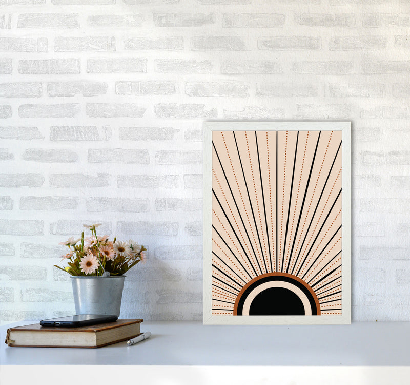 Boho Sunrise 2 Art Print by Essentially Nomadic A3 Oak Frame