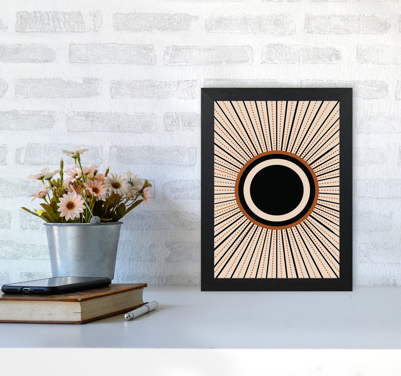 Boho Sun 1 Art Print by Essentially Nomadic A4 White Frame
