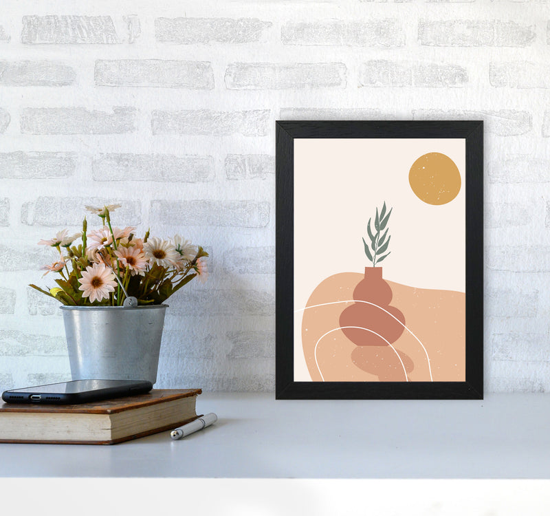 Vase Botanical Art Print by Essentially Nomadic A4 White Frame