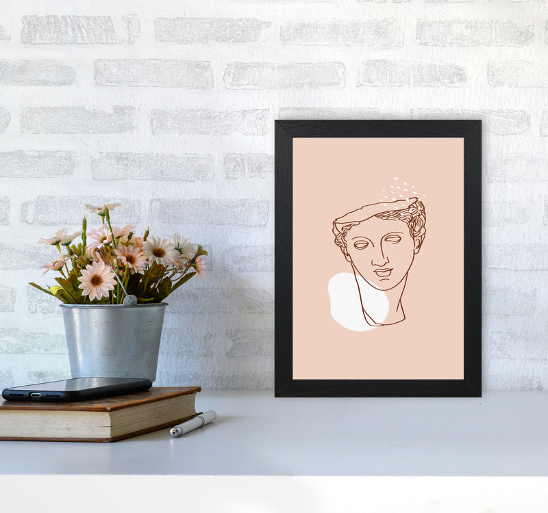 Greek Aphrodite Head Art Print by Essentially Nomadic A4 White Frame