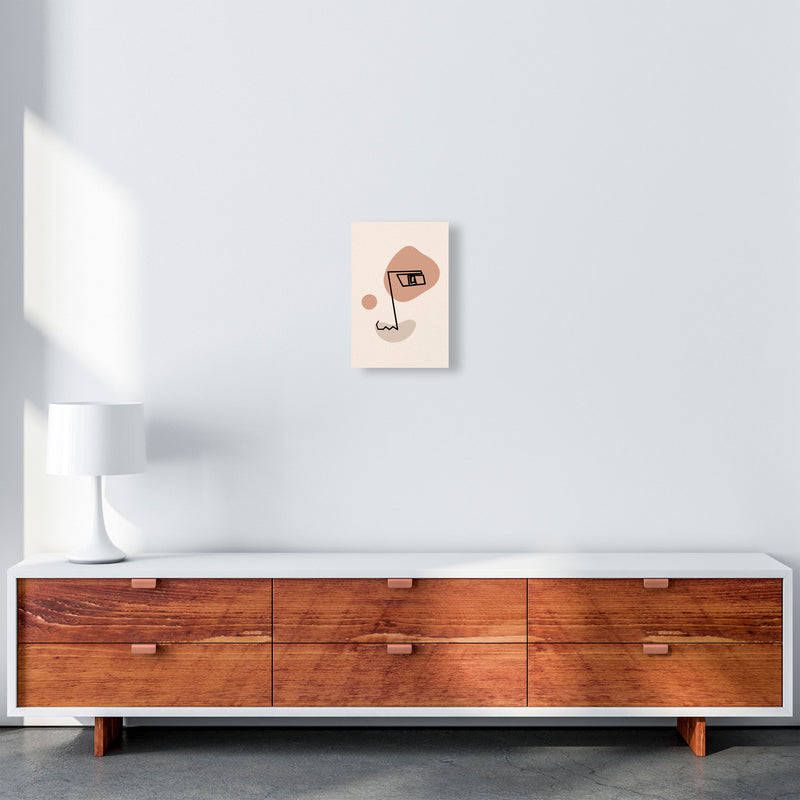 Absract 1 Face Line Art Art Print by Essentially Nomadic A4 Canvas