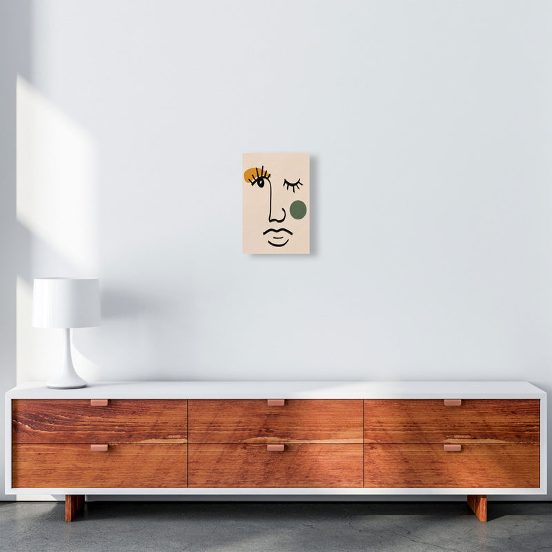 Absract 3 Face Line Art Art Print by Essentially Nomadic A4 Canvas