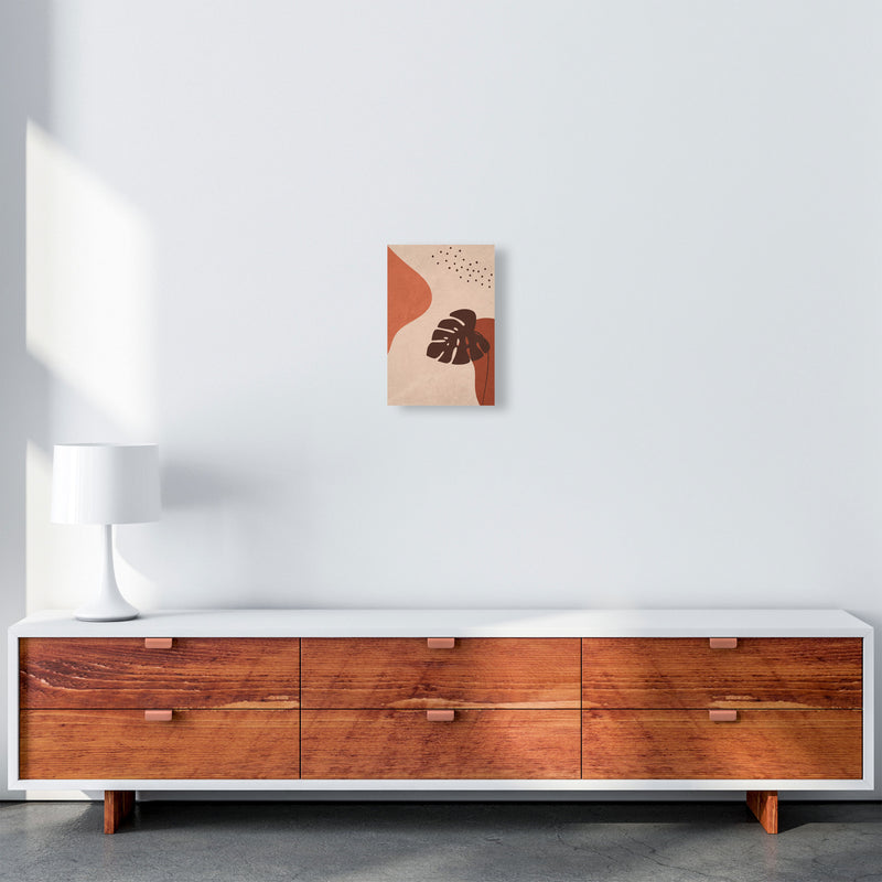 Abstract Art Monstera Art Print by Essentially Nomadic A4 Canvas