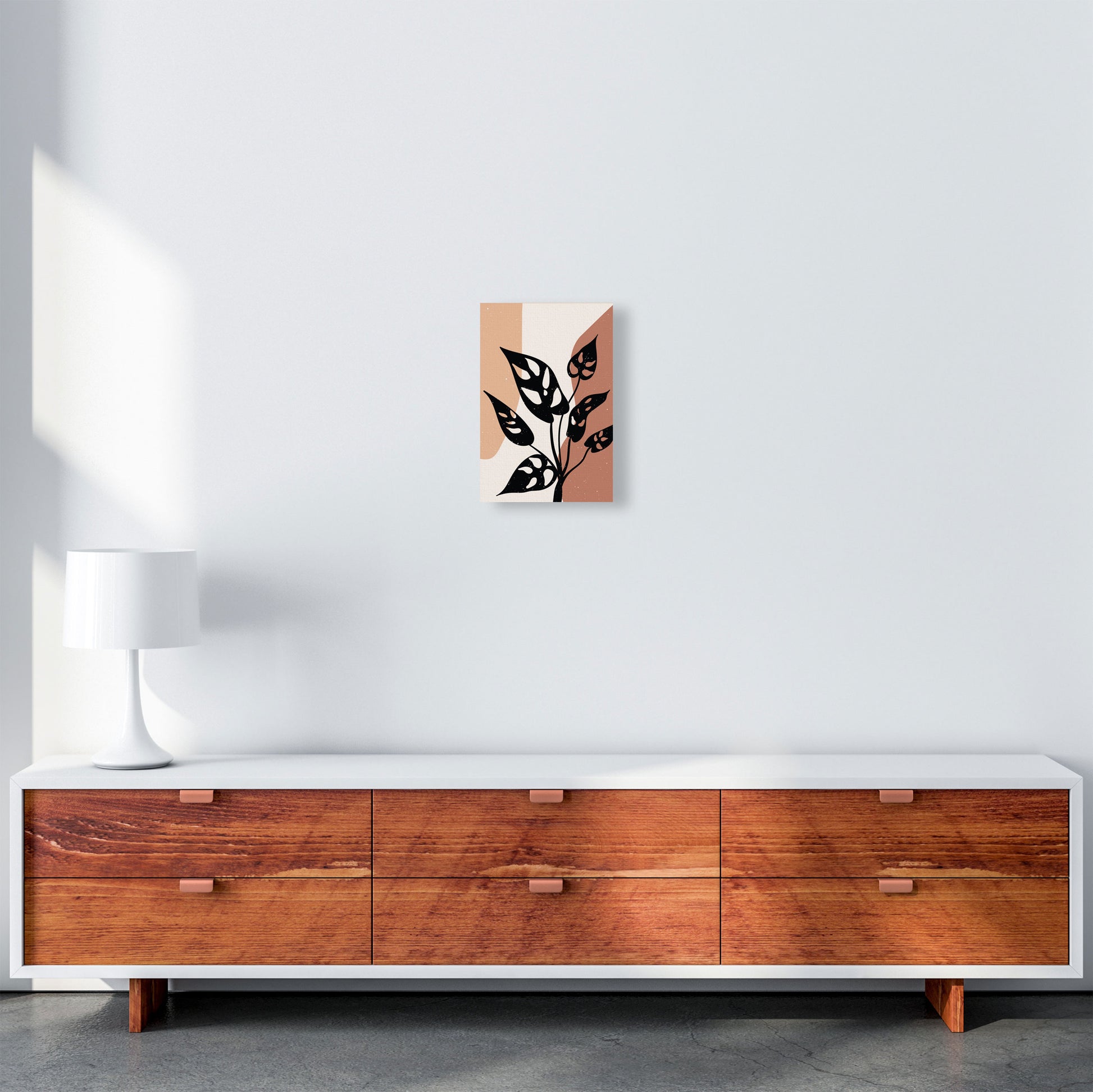 Abstract Botanical Art Print by Essentially Nomadic A4 Canvas