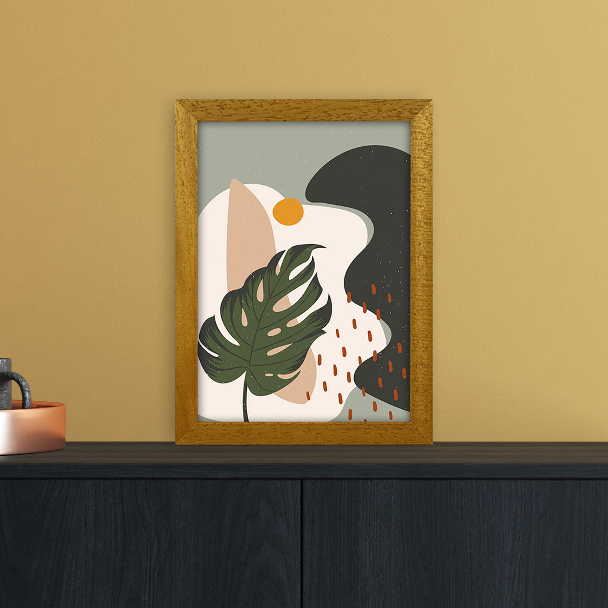 Botanical Abstract Art Print by Essentially Nomadic A4 Print Only