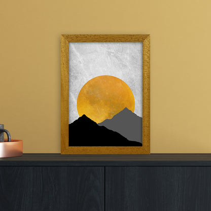 The Sunset Mountain Art Print by Essentially Nomadic A4 Print Only