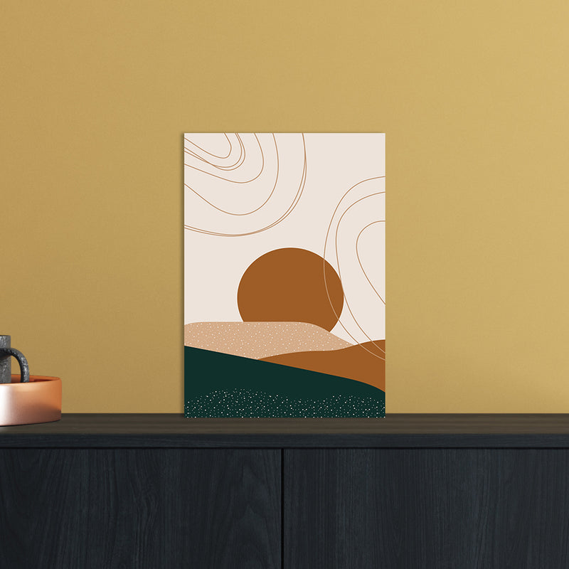 Abstract Landscape 2x3 Ratio Art Print by Essentially Nomadic A4 Black Frame