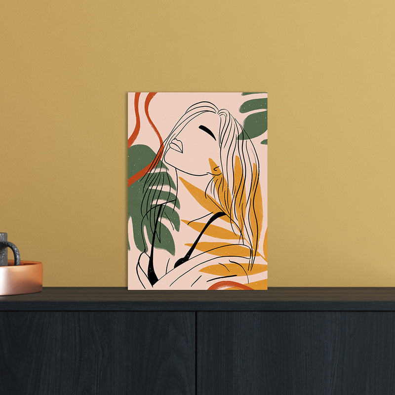 Girl 1 2x3 Art Print by Essentially Nomadic A4 Black Frame